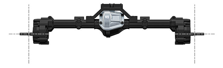 Gmade 1/10 GS02F Spider Portal TS Assembly Kit