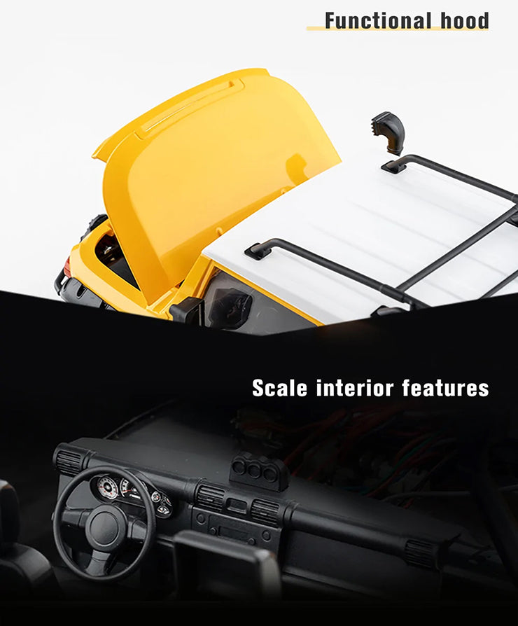 FMS Toyota FJ Cruiser 1/18th Scaler RTR