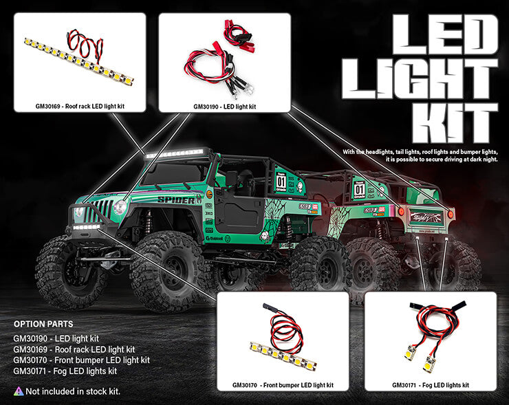 Gmade 1/10 GS02F Spider Portal TS Assembly Kit