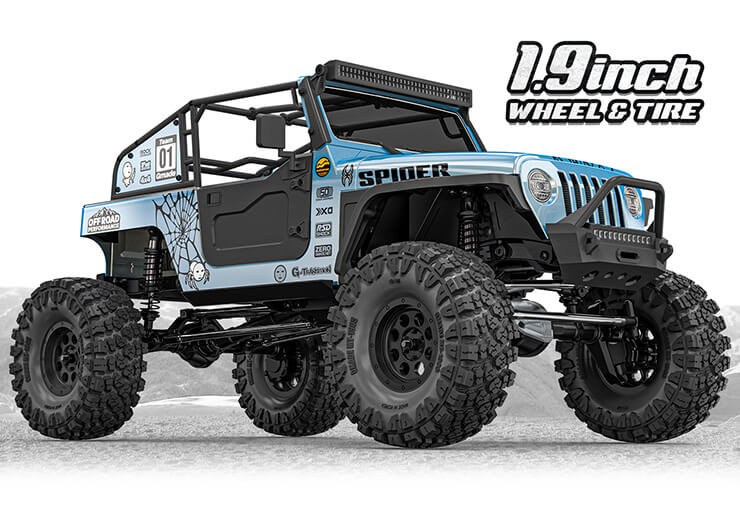 Gmade 1/10 GS02F Spider Portal TS Assembly Kit