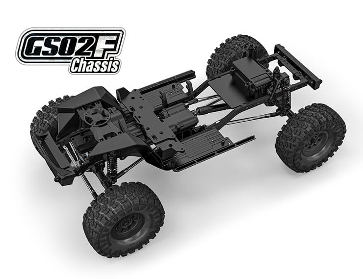 Gmade 1/10 GS02F Spider Portal TS Assembly Kit