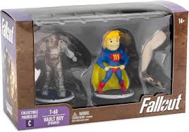 Fallout: T-60 & Vault Boy (Power) - Collectible Figures Set C