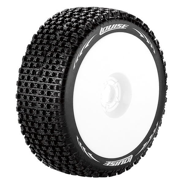 Louise RC B-Pirate 1/8 FR/RR Soft Hex 17mm White