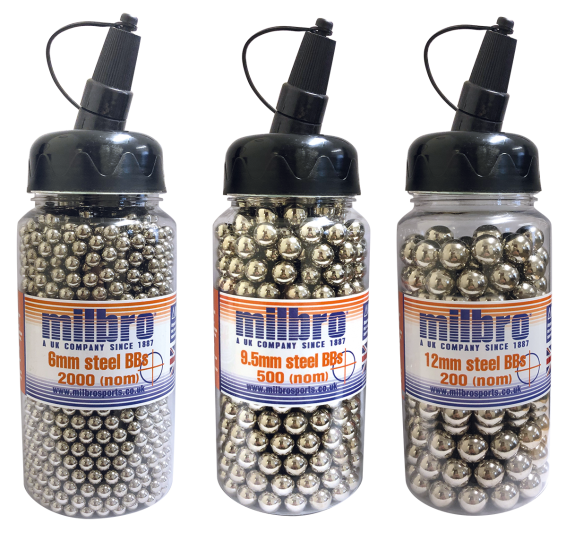 Milbro Pot Slingshot Steel Balls