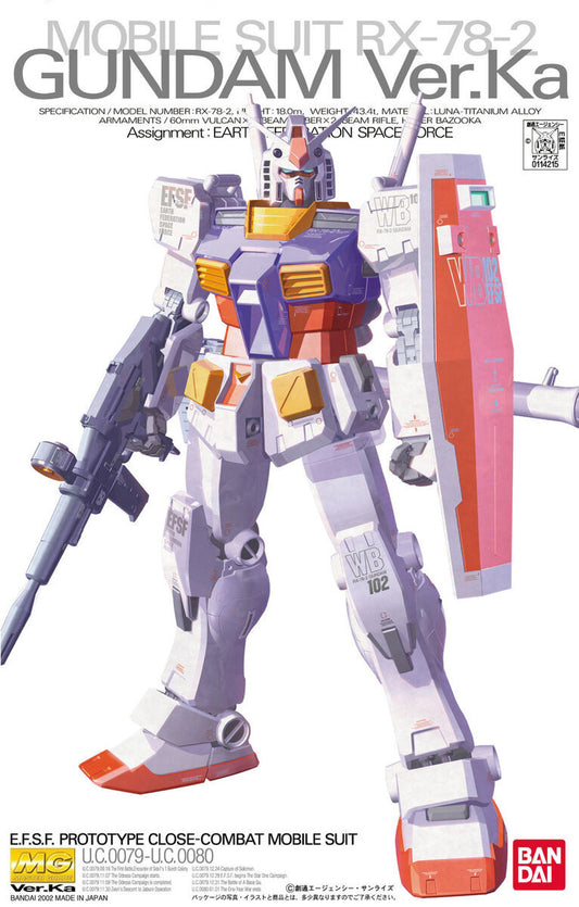 MG 1/100 RX-78-2 Gundam (Version Ka)