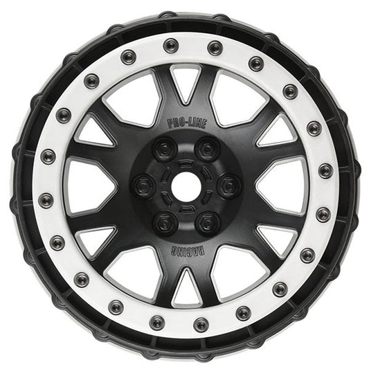 Proline Impulse Pro-Loc Blk Wheels W/Grey Ring (Xmaxx)