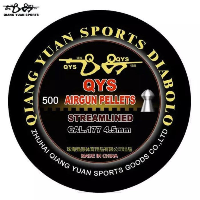 QYS Streamlined .177 8.64gr (500) NEW