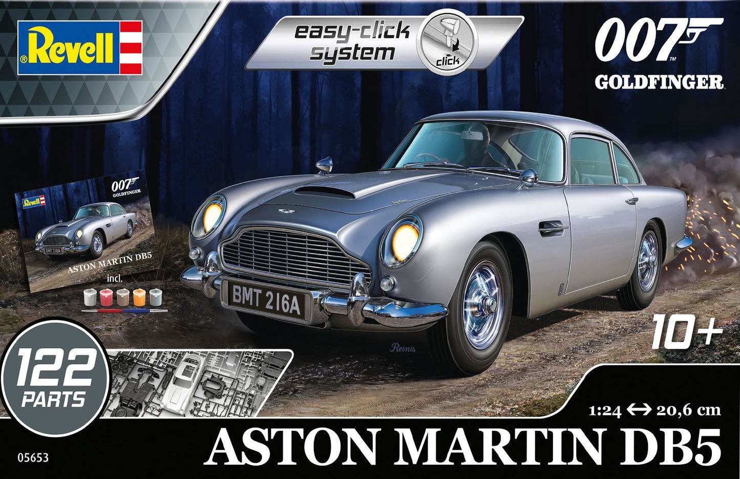 James Bond "Aston Martin DB5 Goldfinger" Gift Set 1:24
