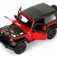 1:18 2014 Jeep Wrangler Red