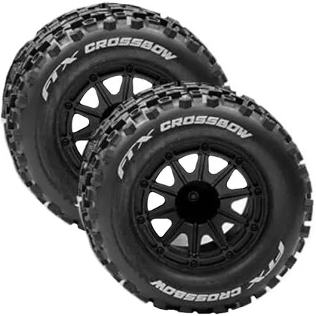 FTX Crossbow Mounted Tyres on Wheels (2)