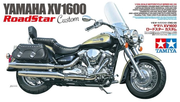 Tamiya 1/12 Yamaha XV1600 Road Star Custom Scale Kit