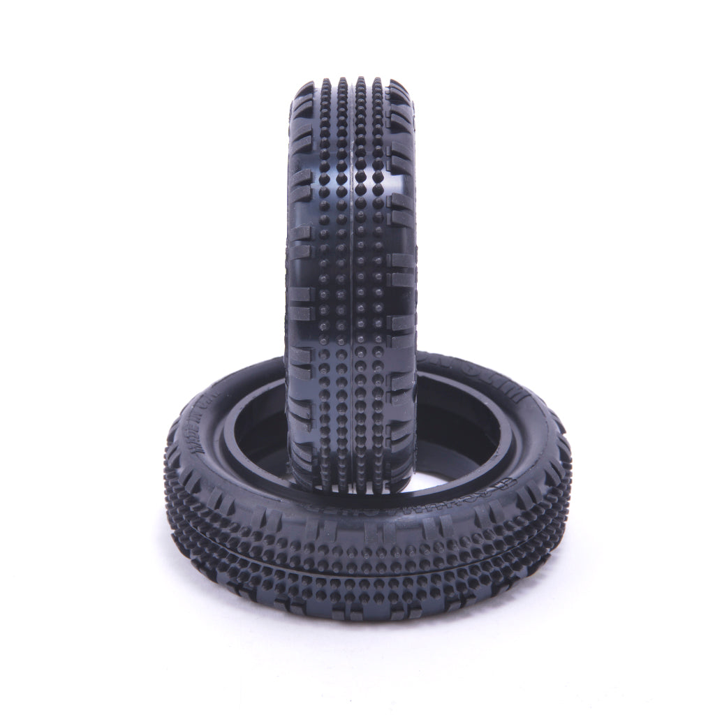 Fusion Slim 1/10 2WD Tyres Front Yellow (2)