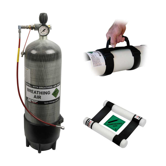 9 Litre Carbon Fibre Cylinder Bling Kit