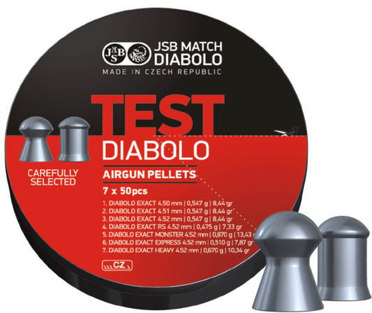 JSB Exact Test .177- 7 x 50 Pellet Samples (350)