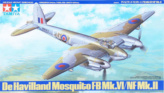 Tamiya 1/48 De Havilland Mosquito FB Mk6/NF Mk2 Scale Kit