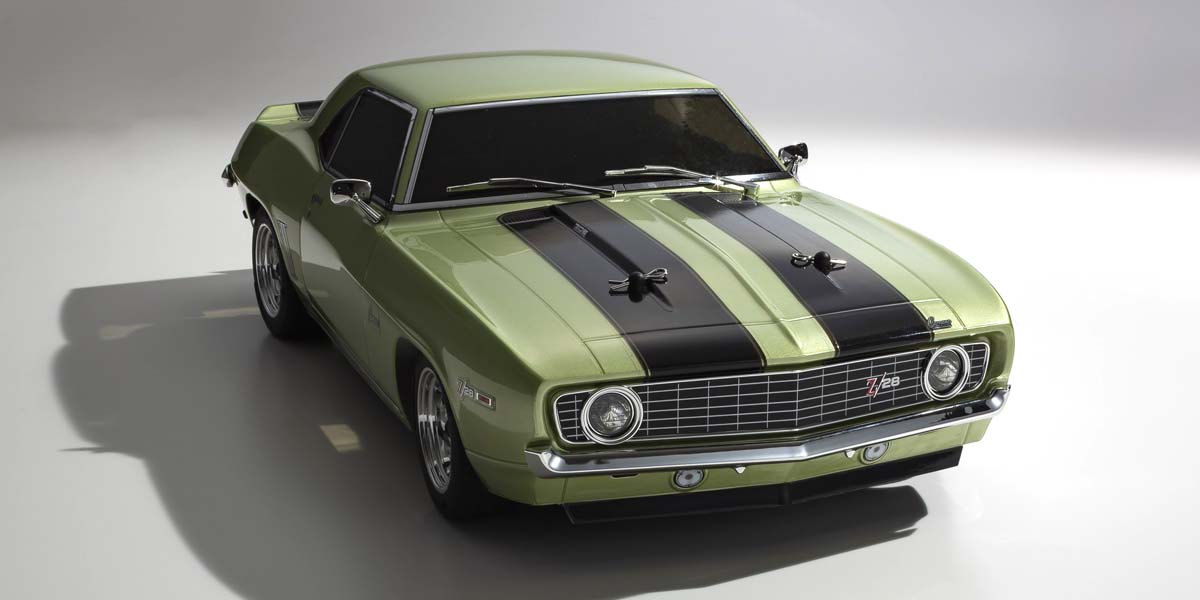 Fazer MK2 Chevy Camaro Z28 1969 Frost Green 1:10 Readyset