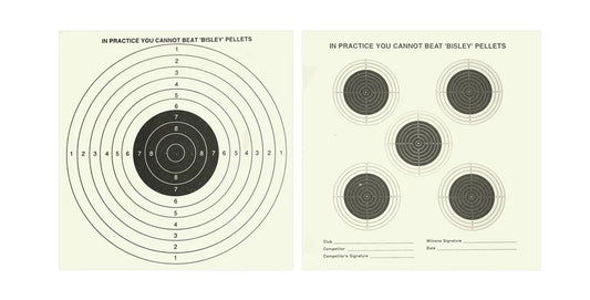 17cm Targets Double Sided 5&1