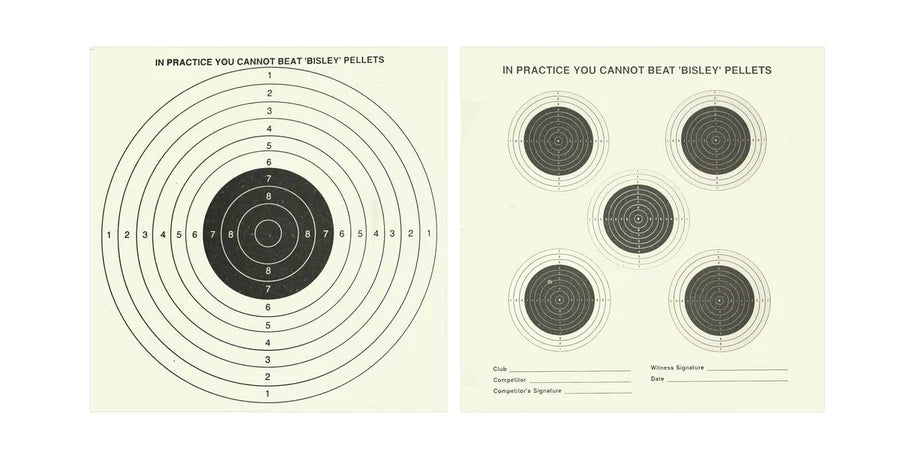 17cm Targets Double Sided 5&1