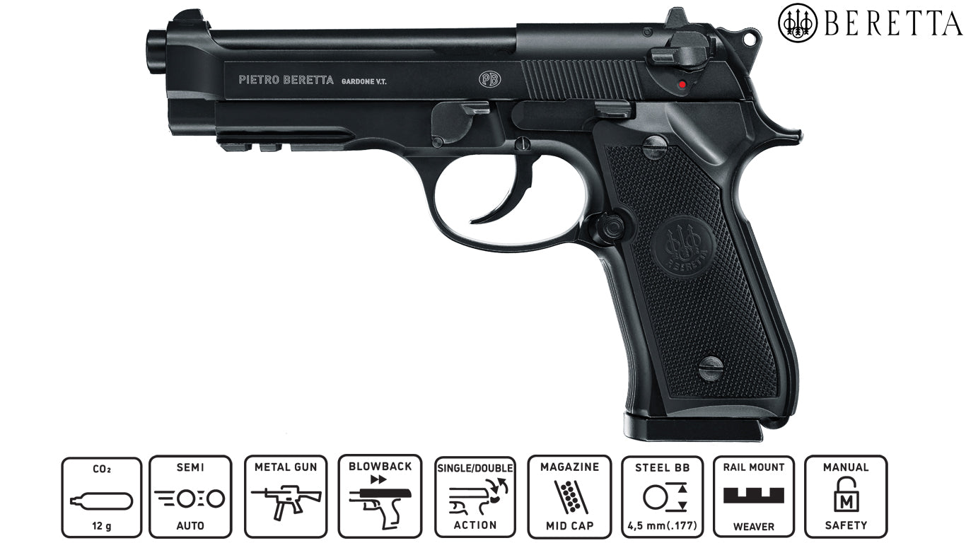 Beretta M92 A1 Co2 Pistol 4.5mm BB