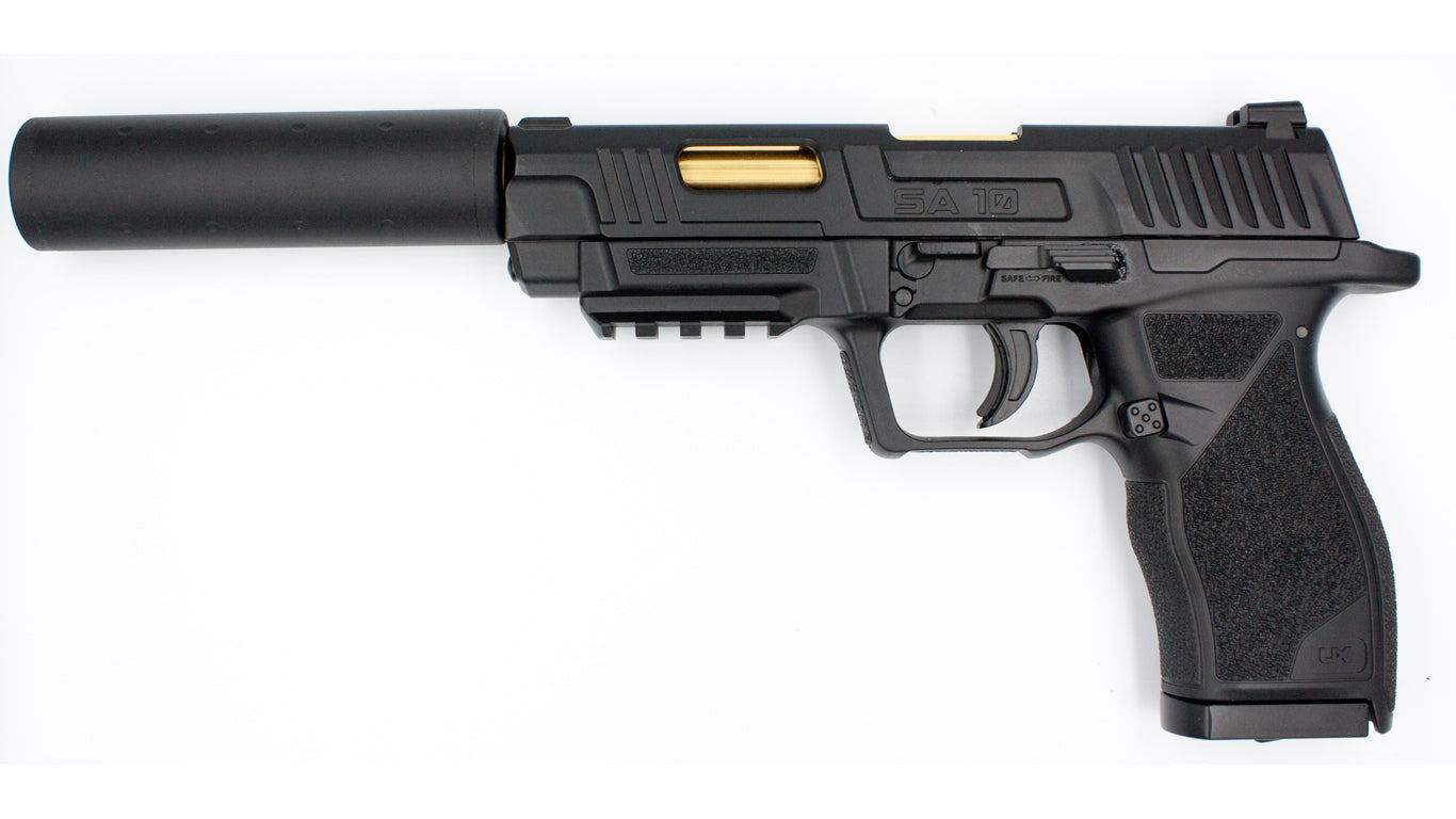 Suppressor Black for Glock 17 CW and CCW Thread