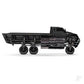 Black TRX-6 Ultimate RC Hauler 1:10 6X6 Electric Flatbed Truck with Pro Scale Winch