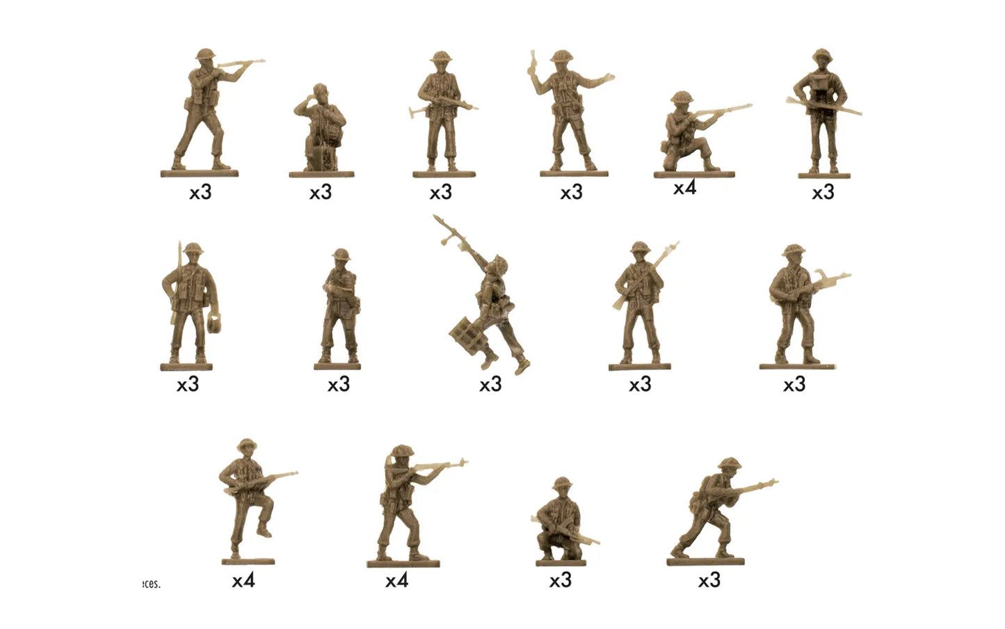WWII British Infantry l 1:76