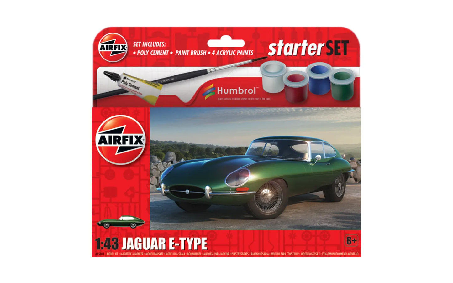 Jaguar E-Type Gift Set 1:43