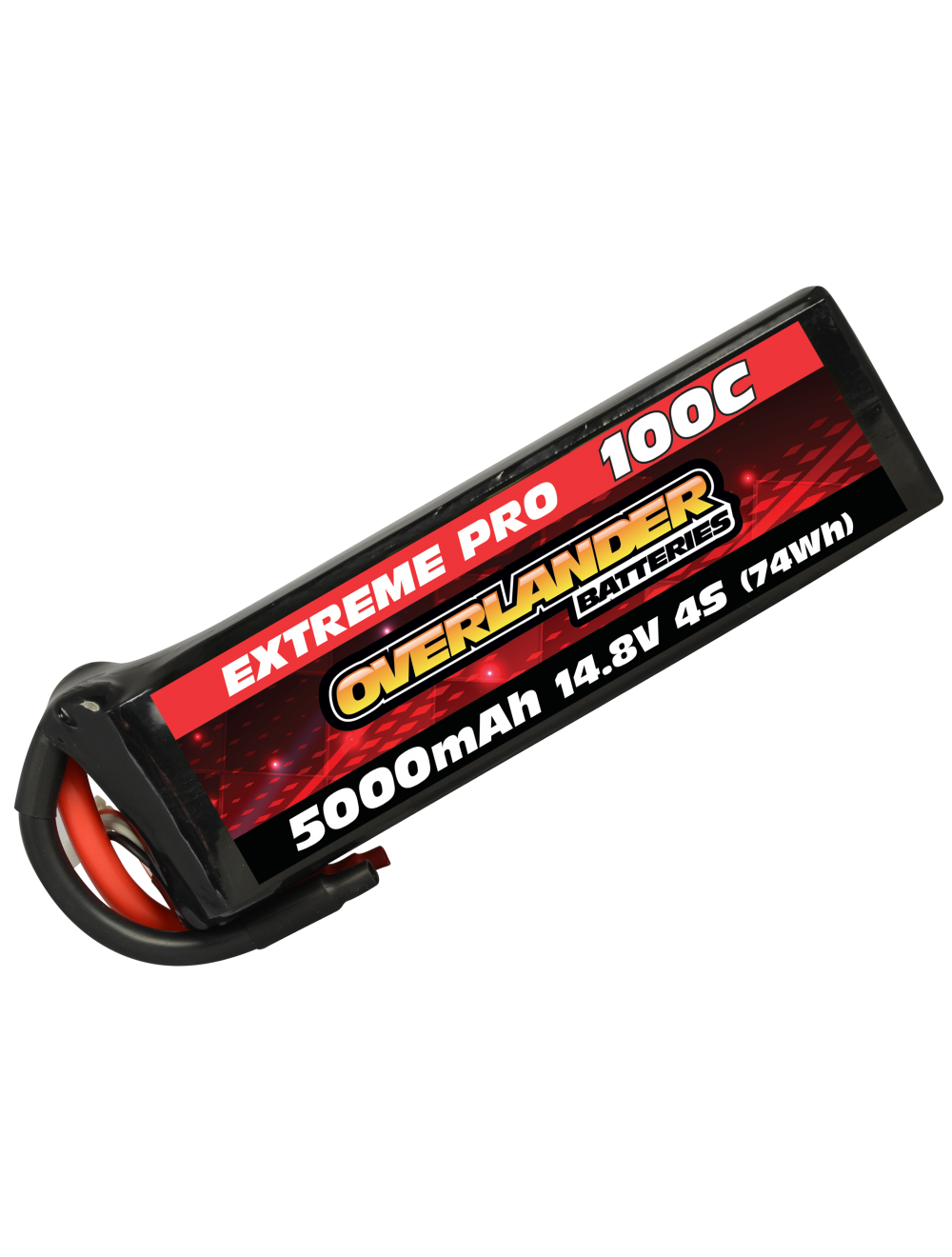 Overlander 5000mah 4s 14.8v 100C Lipo W/XT90 Anti Spark