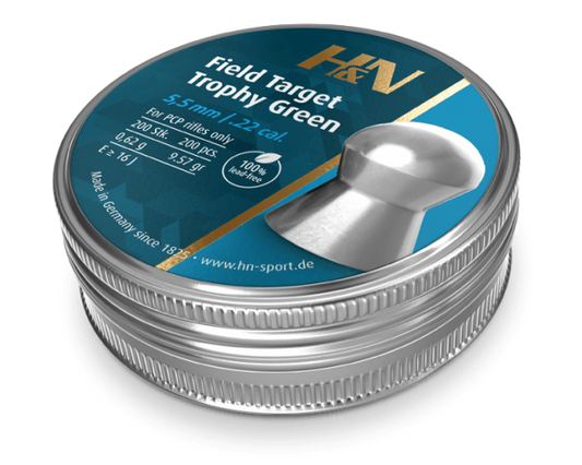 H&N Field Target Trophy Green .22 (200)