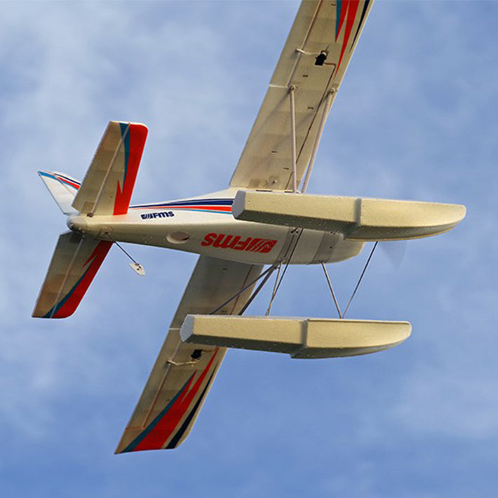 FMS 1400MM KINGFISHER ARTF W/WHEELS,FLOATS,SKIS,&FLAPS