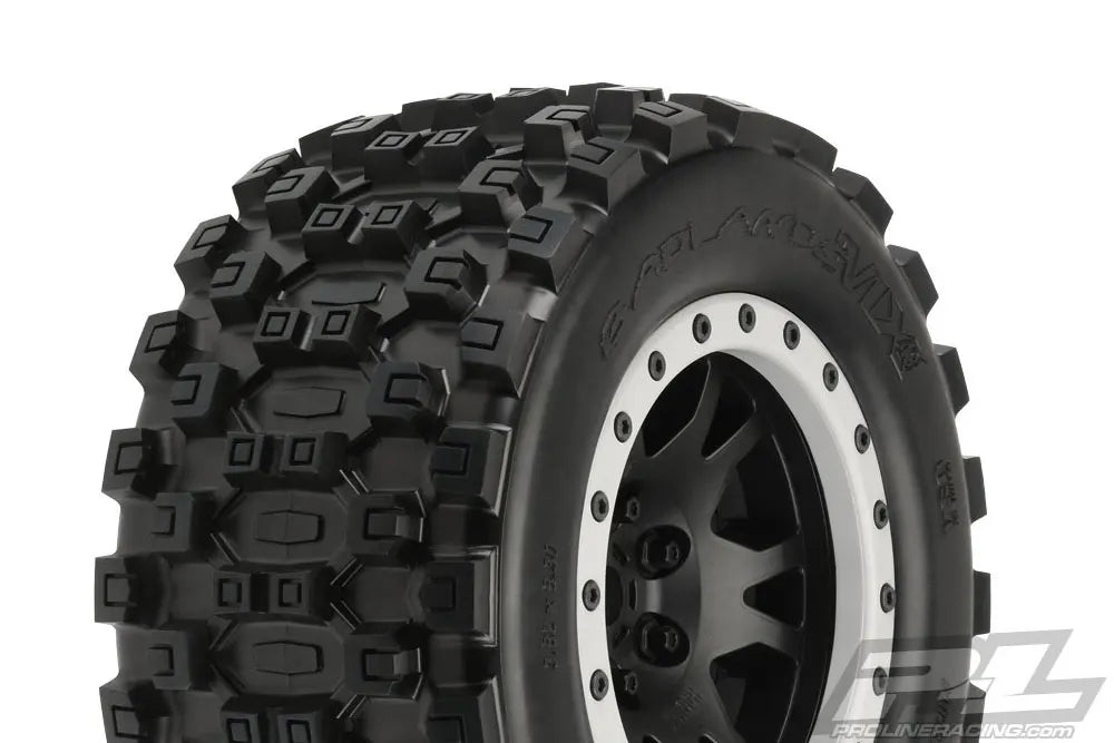 Proline Badlands MX43 PRo-Loc Tyres Mounted (F/R)