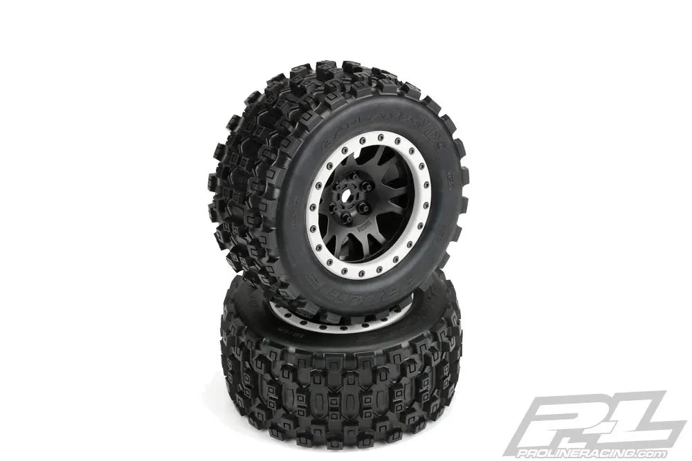 Proline Badlands MX43 PRo-Loc Tyres Mounted (F/R)