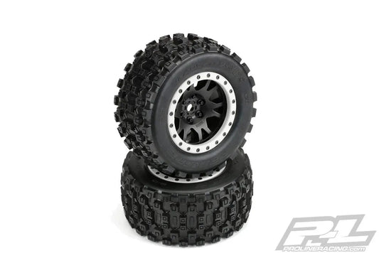 Proline Badlands MX43 PRo-Loc Tyres Mounted (F/R)