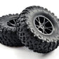 FTX Outlaw Pre-Mounted Wheels (2) Blk