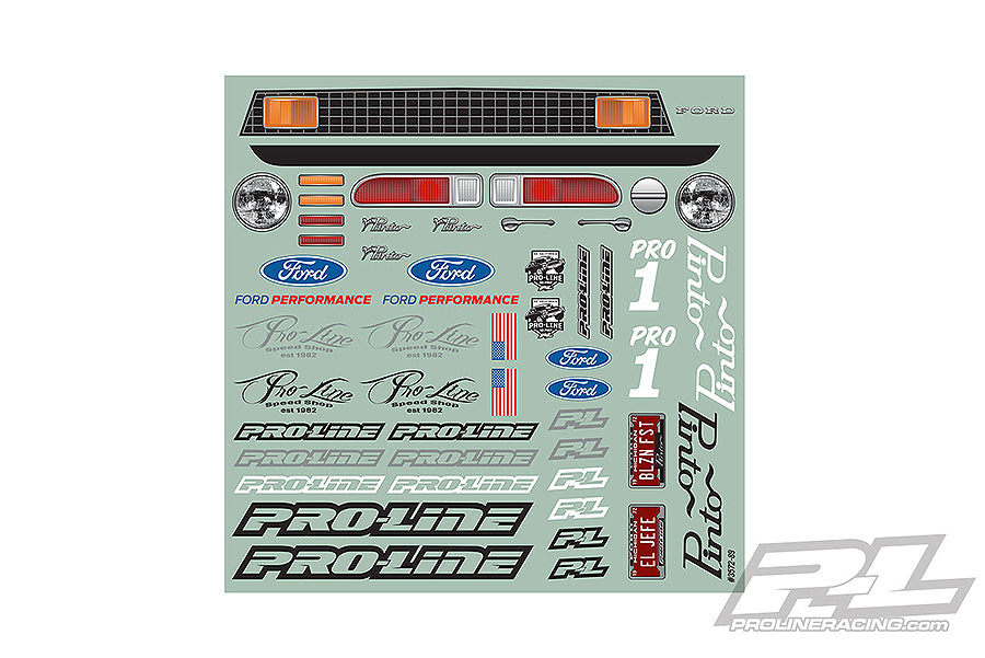 Pro-line 1972 Ford Pinto Clear Drag Body 11.25"