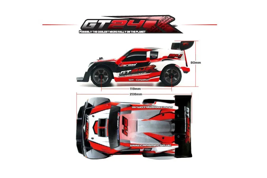 Carisma GT24R 1/24 4WD Micro Rally RTR