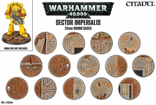 Sector Imperialis: 32mm Round Bases 66-91