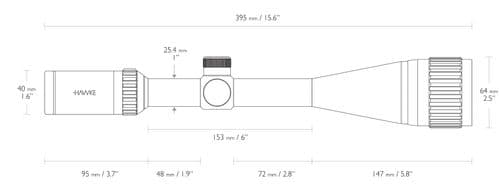 Fast Mount IR 6-24x50 AO IR (Mil Dot)