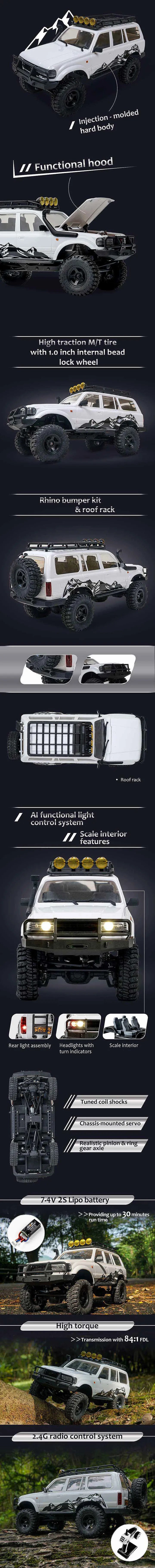 Eazy RC 1/18 Patriot RTR Scake Crawler w/Hardbody