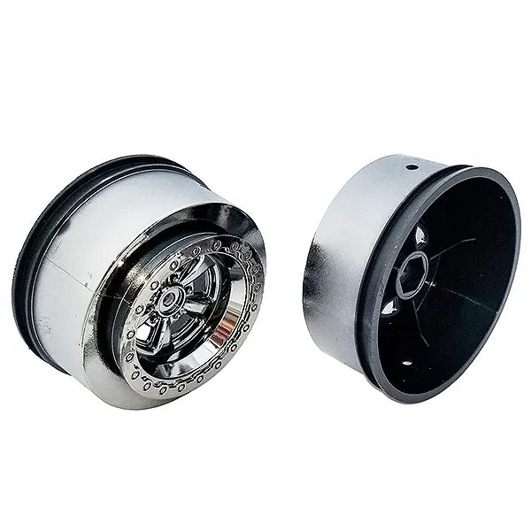 DR10 Drag Rear Wheels Black Chrome (2)