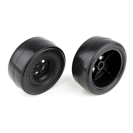 DR10 Rear Wheels With Drag Slick Tyres