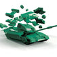QUICKBUILD Challenger Tank Green