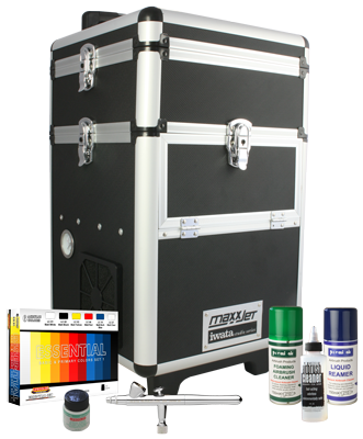 Iwata Modeller Airbrush Kit with Maxx Jet Compressor / Storage Unit